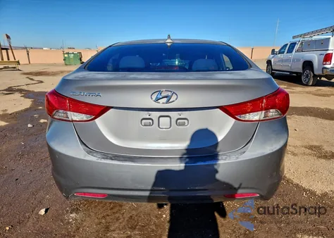 2012 Hyundai Elantra Gls из США, поврежденный, VIN 5NPDH4AE6CH129380